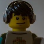 Lego Figur DJ
