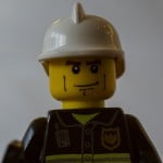 Lego Figur Feuerwehrmann