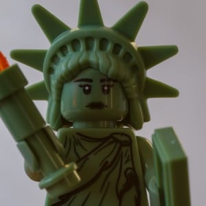 Lego Figur Freiheitsstatue