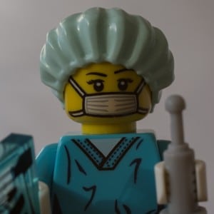 Lego Figur Krankenschwester