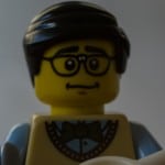 Lego Figur Nerd