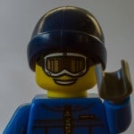 Lego Figur Snowboarder - immer ein Lächeln auf dem Gesicht