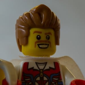 Lego Stuntman - lächelt
