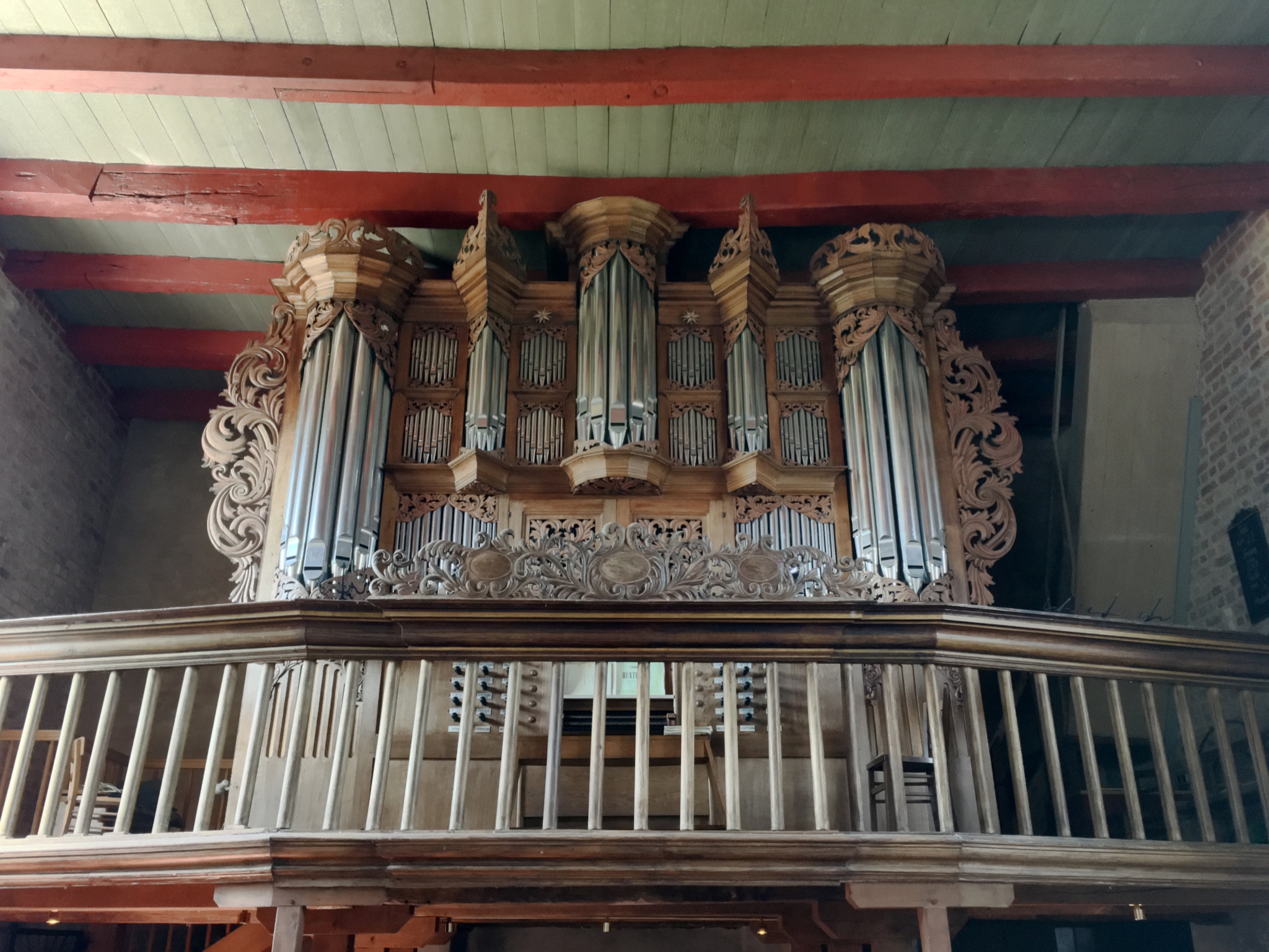 Die Arp-Schnittger-Orgel in der St. Salvator-Kirche auf Pellworm.